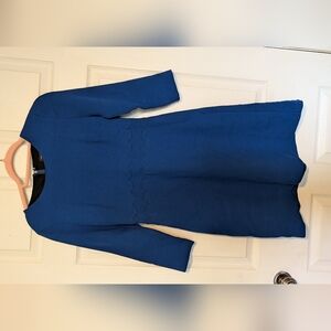 Blue dress with pockets